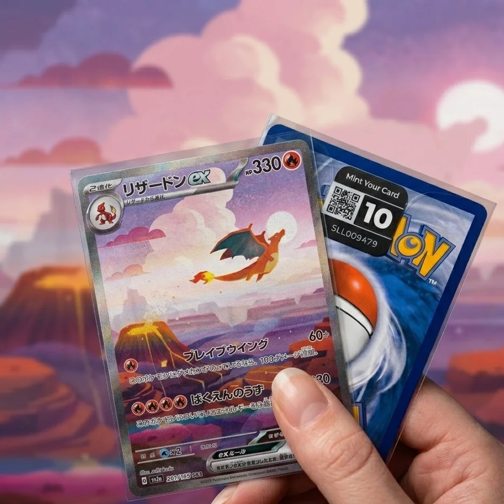 Sleeve MYC avec Dracaufeu ex note 10